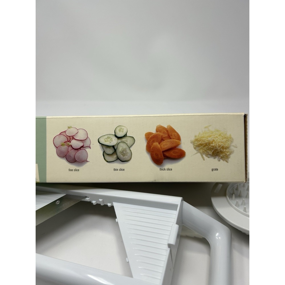 Martha Stewart Mandoline, White, 6 Pieces - Picture 6 of 12